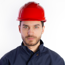 Каска защитная из полипропилена с вентиляцией QUARTZ UP IV цвет Красный
