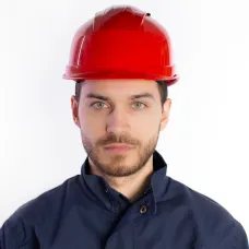 Каска защитная из полипропилена с вентиляцией QUARTZ UP IV цвет Красный