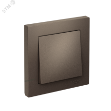 ATLASDESIGN 1-клавишный ВЫКЛЮЧАТЕЛЬ, сх.1, 10АХ, в сборе, быстрозажимные клеммы, МОККО