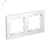Рамка двухпостовая ATLASDESIGN универсальная белый Рамка двухпостовая ATLASDESIGN универсальная белый