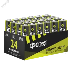 Элементы питания солевые  R 6 (AA) ФАZА Heavy Duty