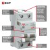 Дифференциальный автомат DVA-6 1P+N 20А (C) 100мА (AC) 6кА EKF AVERES
