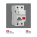 Устройство защитного отключения DV 2P 25А/ 10мА (AC) AVERES
