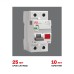 Устройство защитного отключения DV 2P 25А/ 30мА (AC) EKF AVERES