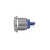 Индикаторная лампа GQ22T-D/L/O/220V/S, оранжевая, металл. корпус, светодиодная матрица d=22мм, 220В AC/DC (ЭТ)