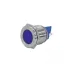 Индикаторная лампа GQ22T-D/L/B/24V/S, синяя, металл. корпус, светодиодная матрица d=22мм, 24В AC/DC (ЭТ)