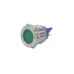 Индикаторная лампа GQ22T-D/L/G/24V/S, зелёная, металл. корпус, светодиодная матрица d=22мм, 24В AC/DC (ЭТ)