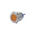 Индикаторная лампа GQ22T-D/L/O/220V/S, оранжевая, металл. корпус, светодиодная матрица d=22мм, 220В AC/DC (ЭТ)