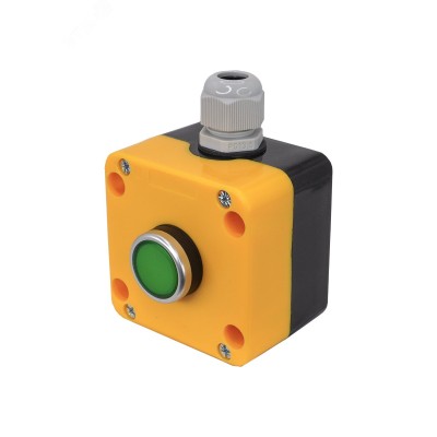 Пост управления ПКУ-22-1011-65У1, 1 зелёный цилиндр (НО), IP65  (ЭТ)