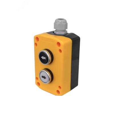 "Пост управления ПКУ-22-2231-65У1, 1 белый цилиндр ""?"" (НО), 1 чёрный цилиндр ""?"" (НО), IP65  (ЭТ)"