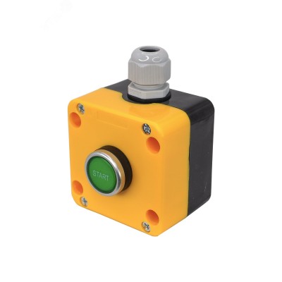 "Пост управления ПКУ-22-1031-65У1, 1 зелёный цилиндр ""Start"" (НО), IP65  (ЭТ)"