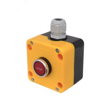 "Пост управления ПКУ-22-1142-65У1, 1 красный цилиндр ""Stop"" (НЗ), IP65  (ЭТ)"