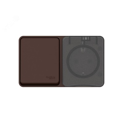 AtlasDesign PROFI IP54 О/У БЛОК: РОЗ. з/к со шт. 16А, ВЫКЛ.1-клав.10А, КОРИЧНЕВЫЙ