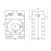 Трансформатор тока CT20 250/5А, класс точности 0.5, 2.5ВА