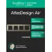 ATLASDESIGN AIR 4-постовая РАМКА, ШАМПАНЬ/дымчатый белый