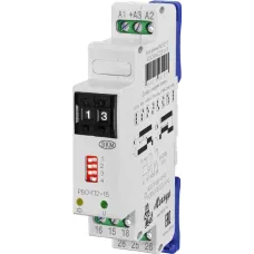 Реле времени РВО-П2-М-15 ACDC10-30В УХЛ4 многофункциональное (8 функций), дискретная установка, 2 переключающих контакта
