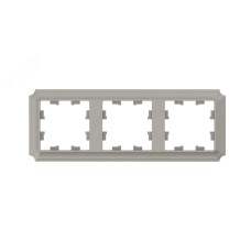 ATLASDESIGN ANTIQUE 3-постовая рамка, универсальная, ШАМПАНЬ