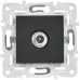 SKANDY Розетка TV оконечная SK-A12Bl черный IEK