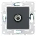 SKANDY Розетка TV оконечная SK-A12G графит IEK