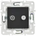SKANDY Розетка двойная TV+SAT SK-A13Bl черный IEK