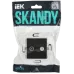 SKANDY Розетка двойная TV+SAT SK-A13Bl черный IEK