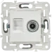 SKANDY Розетка двойная TV+RJ45 кат.5E SK-A14W арктический белый IEK