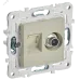 SKANDY Розетка двойная TV+RJ45 кат.6E SK-A15B бежевый IEK