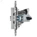SKANDY Розетка двойная TV+RJ45 кат.5E SK-A14S серебряный IEK
