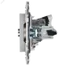 SKANDY Розетка двойная TV+RJ45 кат.5E SK-A14S серебряный IEK