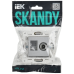 SKANDY Розетка двойная TV+RJ45 кат.5E SK-A14S серебряный IEK
