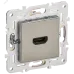 SKANDY Розетка HDMI SK-H01N никель IEK
