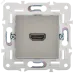 SKANDY Розетка HDMI SK-H01N никель IEK