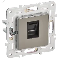 SKANDY Розетка компьютерная RJ45 кат.5E SK-K01N никель IEK