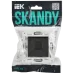 SKANDY Розетка компьютерная RJ45 кат.6 SK-K02Bl черный IEK