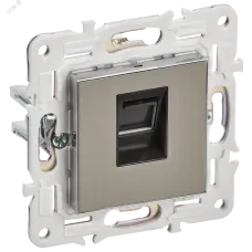 SKANDY Розетка компьютерная RJ45 кат.6 SK-K02N никель IEK