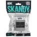 SKANDY Розетка компьютерная двойная RJ45 кат.5E SK-K03N никель IEK