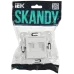 SKANDY Розетка компьютерная двойная RJ45 кат.6 SK-K04W арктический белый IEK