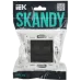 SKANDY Розетка компьютерная двойная RJ45 кат.6 SK-K04Bl черный IEK