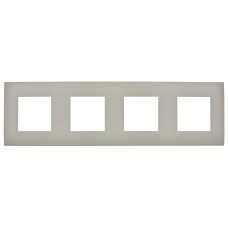 SKANDY Рамка 4-местная SK-F01B бежевый IEK