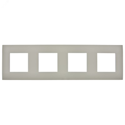 SKANDY Рамка 4-местная SK-F01B бежевый IEK