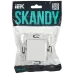 SKANDY Заглушка с суппортом SK-C01W арктический белый IEK