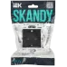 SKANDY Розетка с заземлением без защитных шторок 16А SK-R05Bl черный IEK