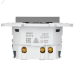 SKANDY Розетка с заземлением с защитными шторками 16А с USB C 18Вт SK-R17Gr серый IEK