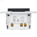 SKANDY Розетка с заземлением с защитными шторками 16А с USB C 18Вт SK-R17G графит IEK