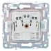 SKANDY Розетка 1-местная с заземлением с защитными шторками и крышкой 16А IP44 SK-R11G мятный IEK