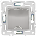 SKANDY Розетка 1-местная с заземлением с защитными шторками и крышкой 16А IP44 SK-R11N никель IEK