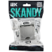 SKANDY Розетка 1-местная с заземлением с защитными шторками и крышкой 16А IP44 SK-R11N никель IEK