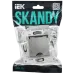 SKANDY Розетка 1-местная с заземлением с защитными шторками и крышкой 16А IP44 SK-R11N никель IEK