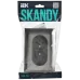 SKANDY Розетка 2-местная без заземления без защитных шторок 10А в сборе SK-R10N никель IEK