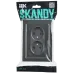 SKANDY Розетка 2-местная без заземления без защитных шторок для плоской вилки 10А SK-R03G стекло графит
